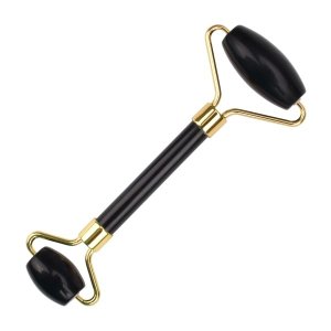 Rolo Massageador Facial De Obsidiana Negra - Smart Gr