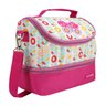 Bolsa Térmica 2 Compartimentos Feminina Lancheira Infantil:Rosa Pink - 2