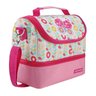Bolsa Térmica 2 Compartimentos Feminina Lancheira Infantil:Rosa - 2