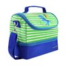 Lancheira Bolsa Térmica Infantil Menino 2 Compartimentos:Verde - 2