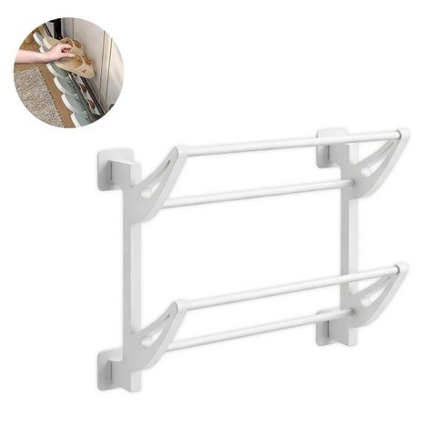 Suporte Organizador Prateleira Sapato Sandalia Toalhas Banheiro Quarto Closet Armario Hall Entrada C