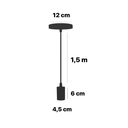 Ver imagem 3 de Kit 3 Pendentes Veneza Vintage Balcão