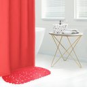 Ver imagem 2 de Kit Banheiro Tapete Antiderrapante Saboneteira Porta Escova:Vermelho