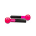 Ver imagem 1 de Esferas Grande de Vidro para Massagem Facial e Cromoterapia – Par - Bcmed-rosa