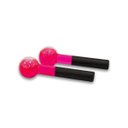 Ver imagem 3 de Esferas Grande de Vidro para Massagem Facial e Cromoterapia – Par - Bcmed-rosa