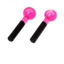 Ver imagem 2 de Esferas Grande de Vidro para Massagem Facial e Cromoterapia – Par - Bcmed-rosa