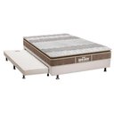 Ver imagem 1 de Cama Box c/Auxiliar Casal: Colchão Ortopédico Probel D33EP Guarda Costas Plus Brown + Base CRC Coura