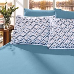 Jogo 2 Peças Solteiro Estampado Premium Cifra Ref 70.70.0003/7183 - 1