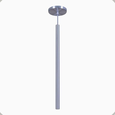 Pendente Tubinho Aluminio Teto Cabo 1 Metro 1 Luz Gu10 Bivolt Lumini Lab