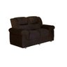 Conjunto Sofá 2 e 3 Lugares Azteca Savana Suede Marrom 94x198x78 - 2