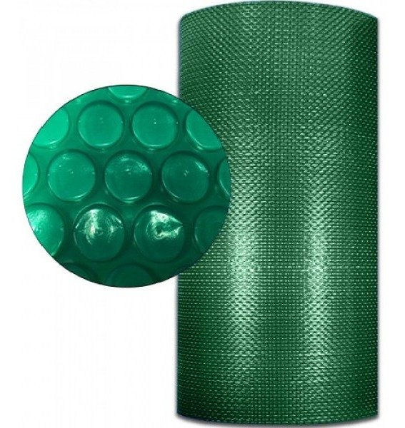 Capa Manta Térmica Verde Para Piscina 6 X 3 Plástico Bolha