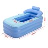 Banheira spa Portátil inflavel termica piscina quente banheira pvc viagem e casa - 3