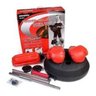 Kit saco de pancada luva de boxe punching ball com suporte de chao ajustavel adulto - 3