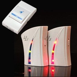 Campainha Residencial sem Fio Dupla 36 Toques com 2 Receptores e Acionador Ate 100M A Pilha - 2