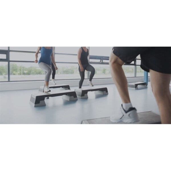 Step aerobico multifuncional plataforma de exercicios com altura regulavel academia em casa treino f - 2