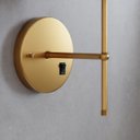 Ver imagem 6 de Kit 2 Arandelas de Parede Clássica com Interruptor e Cúpula Preto Ref 19 Decoração Casa Sala Quarto