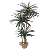 Planta Yucca Arvore Luxo 3 Galhos 152cm Folhagem Suculenta - 1