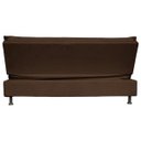 Ver mais imagens de Sofá Cama Decorativo 2 Lugares Encosto Reclinável 1,90M Impala Suede Marrom - Gran Belo