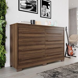 Cômoda California 8 Gavetas Benetil:imbuia