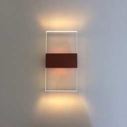 3 Arandela Lavabo Facho Duplo Cobre Acl91 +Led 4w 110V 2700K - 10