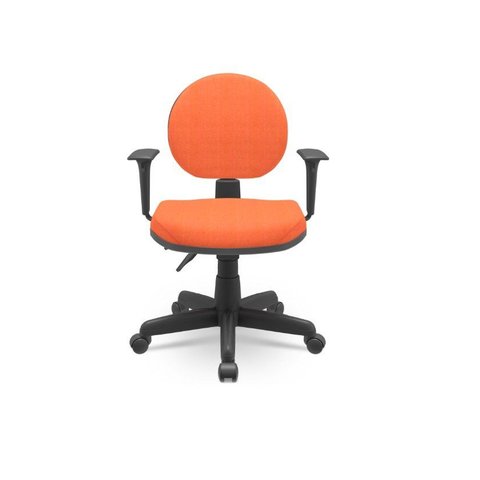 Cadeira Executiva Operativa Plus Plaxmetal Back System Nr17 Crepe Laranja T37