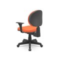 Ver imagem 3 de Cadeira Executiva Operativa Plus Plaxmetal Back System Nr17 Crepe Laranja T37
