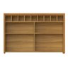 Armário Aéreo Modular 1 Porta Basculante Adega Ripado Baronesa 120cm Mdf - 4