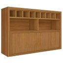 Ver imagem 2 de Armário Aéreo Modular 1 Porta Basculante Adega Ripado Baronesa 120cm Mdf