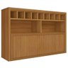 Armário Aéreo Modular 1 Porta Basculante Adega Ripado Baronesa 120cm Mdf - 2