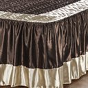 Ver imagem 4 de Colcha Casal Padrão Capricho Cetim 03 Peças - Tabaco