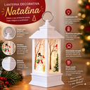 Ver imagem 2 de Lanterna Decorativa Natalina com LED Natal Decoração de Pendurar Milemon