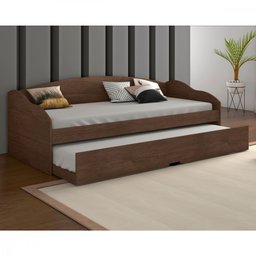Sofa Cama com Auxiliar Funny Iii Cacau Conquista - 2