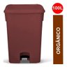 Saco De Lixo 100 Litros Marrom Resistente 80X1.10 Com 100Un - 2