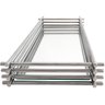 Bandeja de Vidro para Decoração Retangular Espelhada Lavabo Cromado - 4