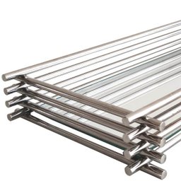 Bandeja de Vidro para Decoração Retangular Espelhada Lavabo Cromado - 6 Bandeja de Vidro para Decoração Retangular Espelhada Lavabo Cromado - 6