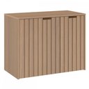 Ver imagem 2 de Armário de Banheiro Nice 2 Portas 2 Gavetas 100% Mdf Nogal/noce Amêndoa - Móveis Bosi