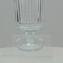 Ver imagem 3 de Vaso Decorativo Enfeite Casa Redondo Home&Co com Pé Vidro 23x11x11cm Transparente