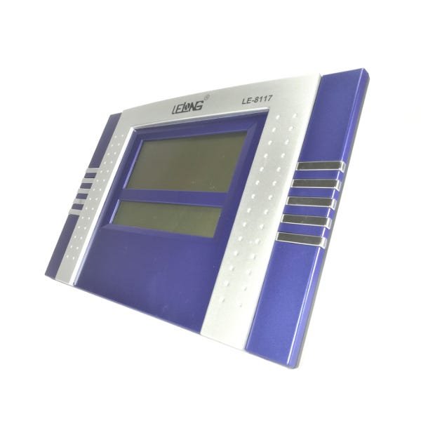 Relógio Digital De Mesa ou Parede Data e Temperatura:Azul - 3