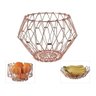 Fruteira Cesta Aramada Rose Gold 6 em 1 - 1