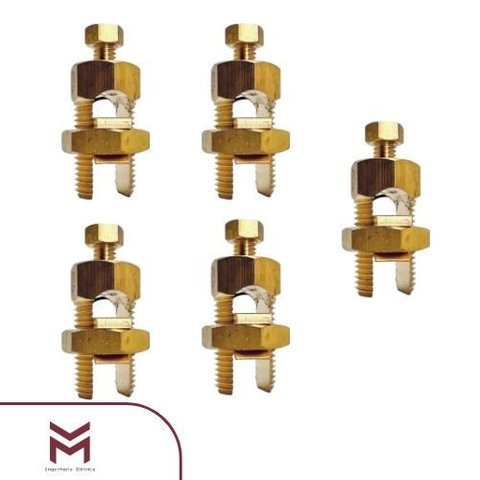 Kit 5 Conector Split Bolt C/pino P/cb 70mm
