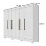 Guarda-Roupa Casal Londres 6 Portas 4 Gavetas Imop - 3