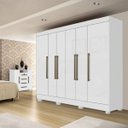 Ver imagem 1 de Guarda-Roupa Casal Londres 6 Portas 4 Gavetas Imop