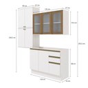 Ver imagem 4 de Conjunto para Banheiro Kappesberg Celeste 4 Peças Branco 200cm