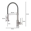 Ver imagem 3 de Torneira Gourmet Flexível Monocomando de Cozinha
