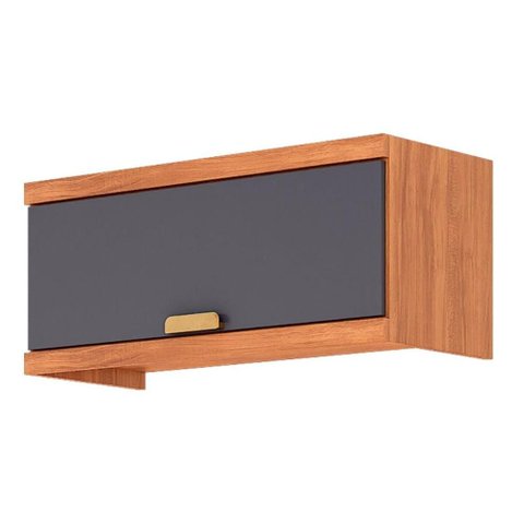 Armário Aéreo Cozinha Elena 1 Porta Basc 70cm Cin/Tit MGM