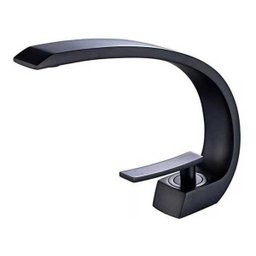 Torneira Banheiro Com Misturador Monocomando Black Preto Fosco T105b Luuk Young - 1