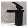 Torneira Lavatório Banheiro Cascata Black Misturador Monocomando Bica Baixa T103-06 Preto Luuk Young - 7