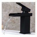 Ver imagem 7 de Torneira Lavatório Banheiro Cascata Black Misturador Monocomando Bica Baixa T103-06 Preto Luuk Young