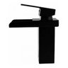 Torneira Lavatório Banheiro Cascata Black Misturador Monocomando Bica Baixa T103-06 Preto Luuk Young - 6