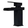 Torneira Lavatório Banheiro Cascata Black Misturador Monocomando Bica Baixa T103-06 Preto Luuk Young - 8